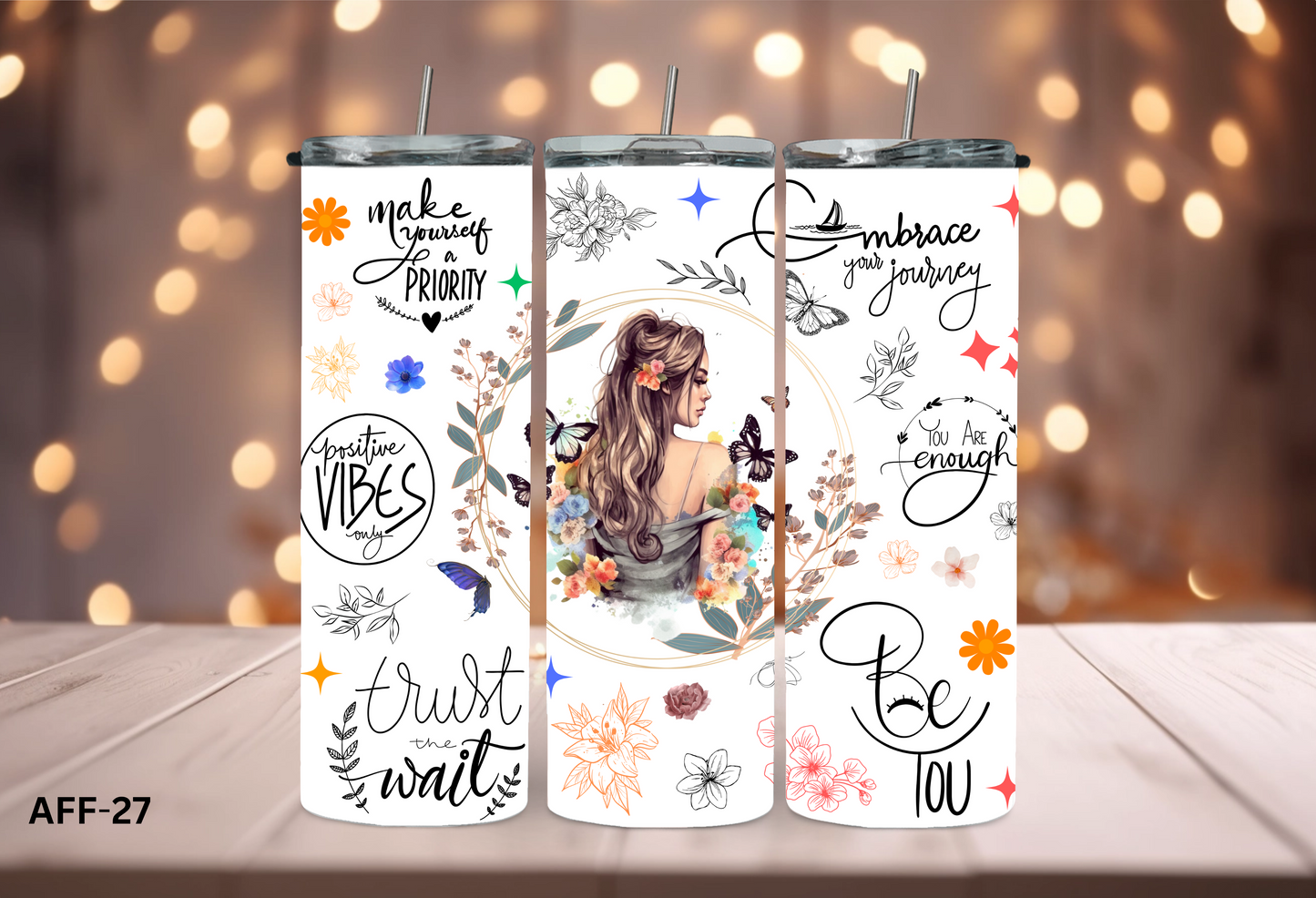 20oz (590mls) Tumbler - Affirmations - AFF-27