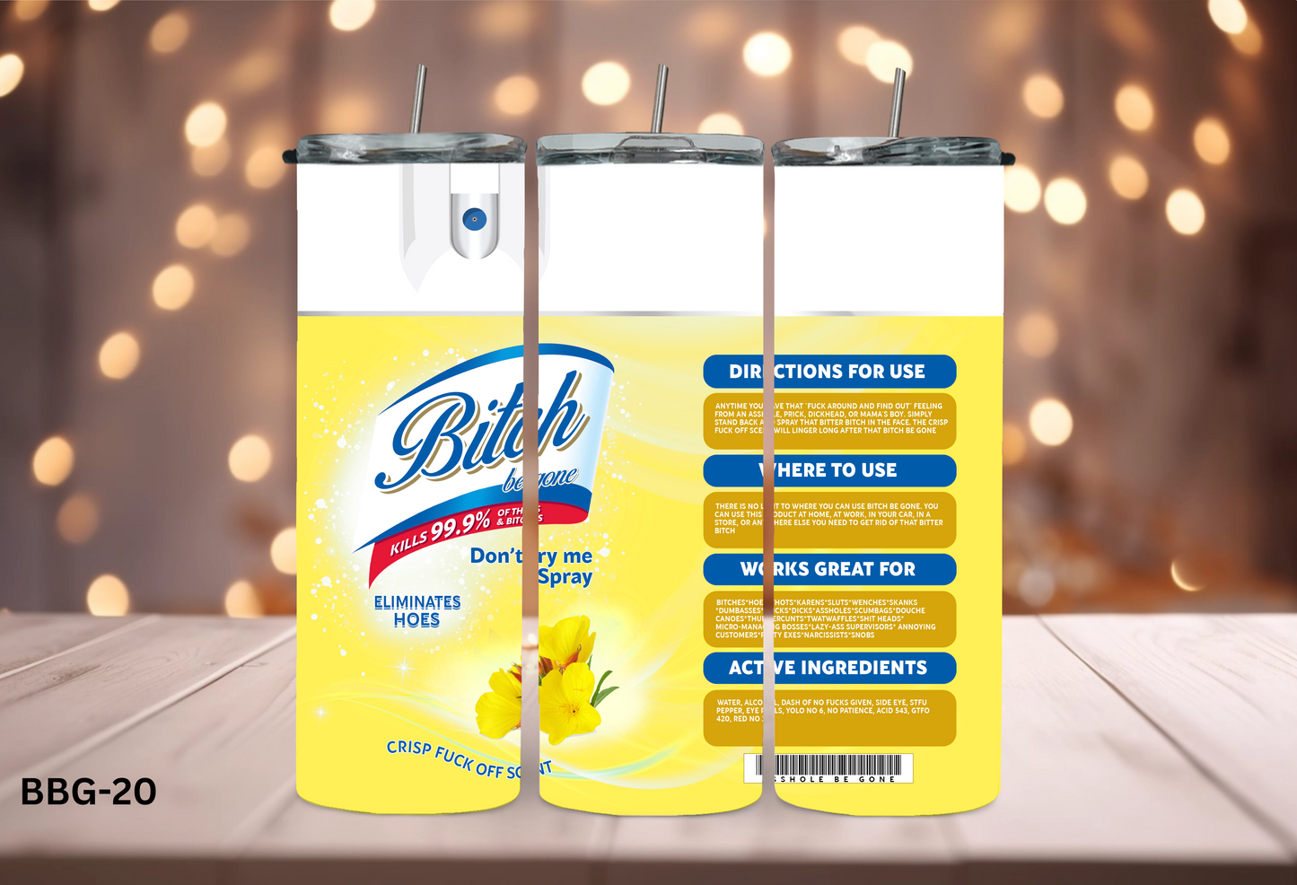 20oz (590mls) Tumbler - ADULT - BBG-20