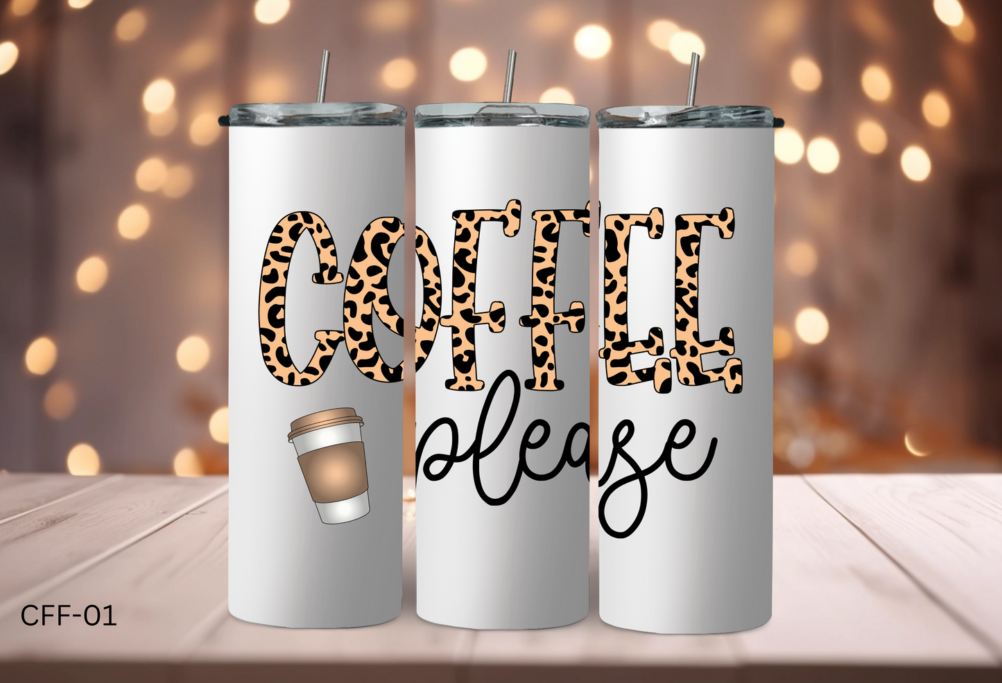 20oz (590mls) Tumbler - Coffee Designs - CFF-01