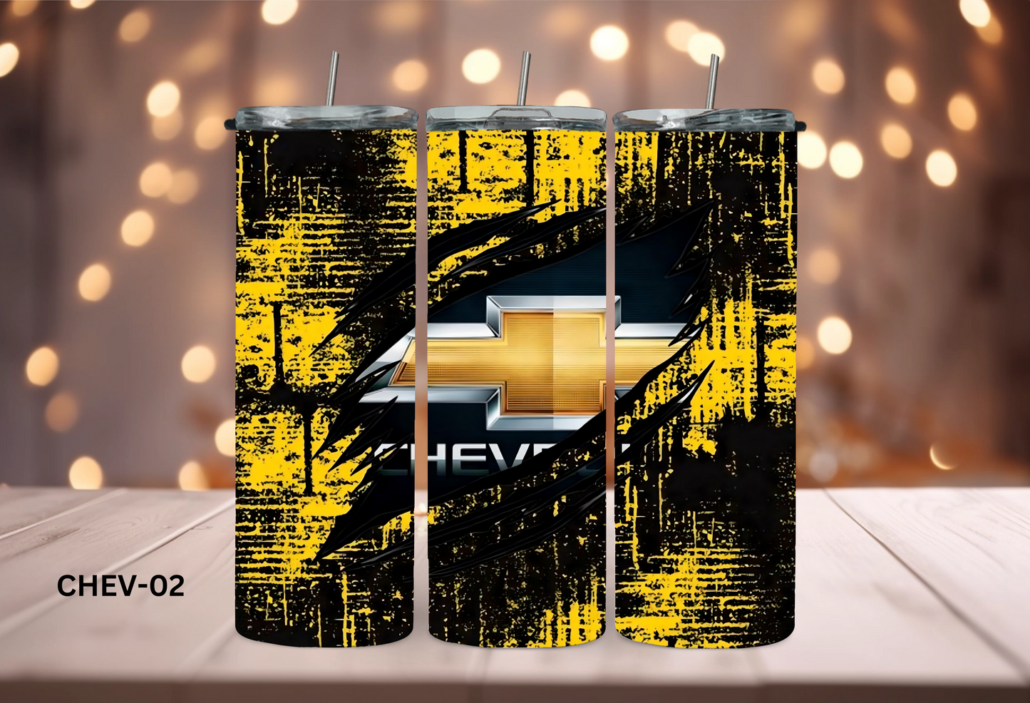 20oz (590mls) Tumbler - CARS - CHEV-02