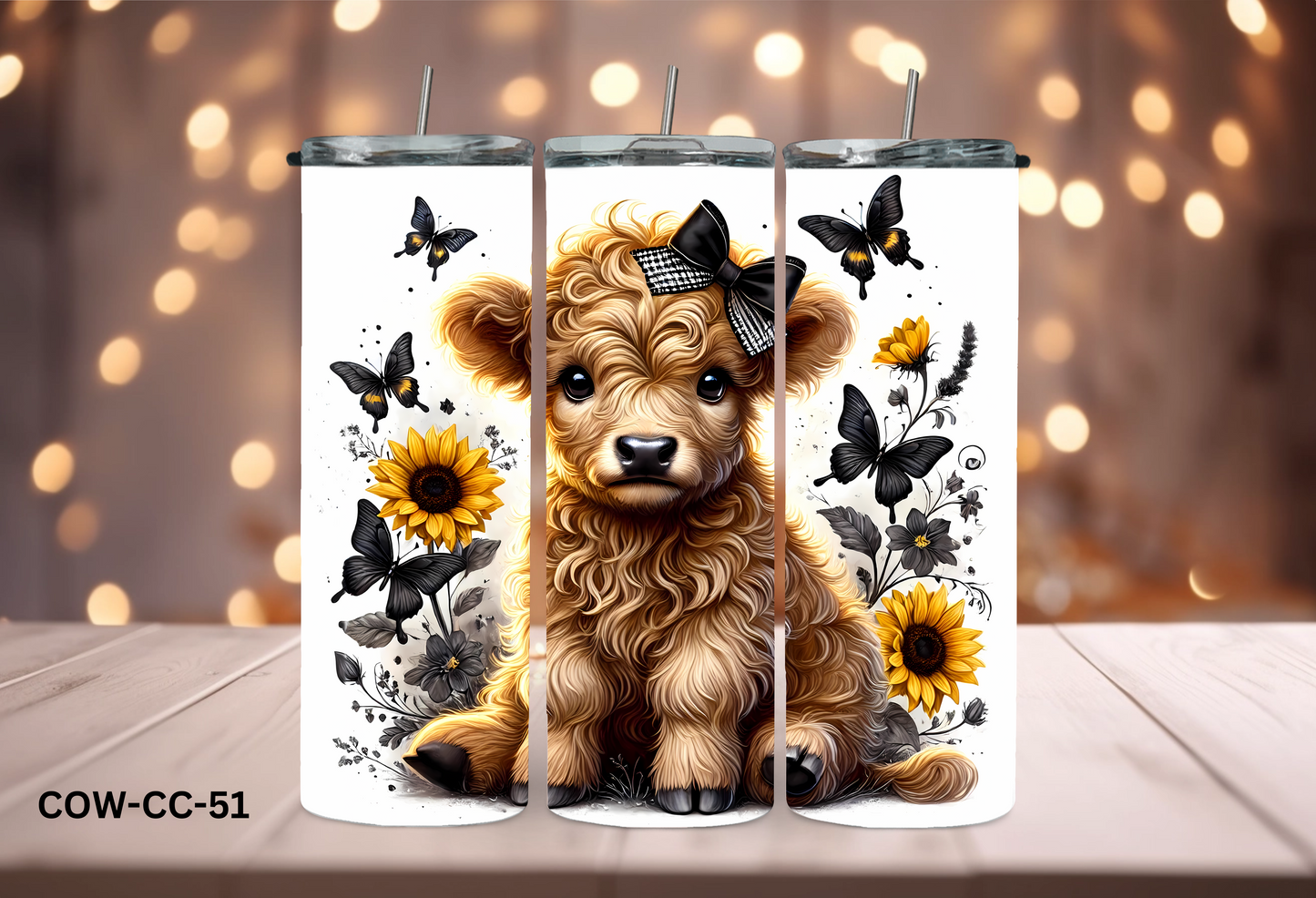 20oz (590mls) Tumbler - COW - COW-CC-51