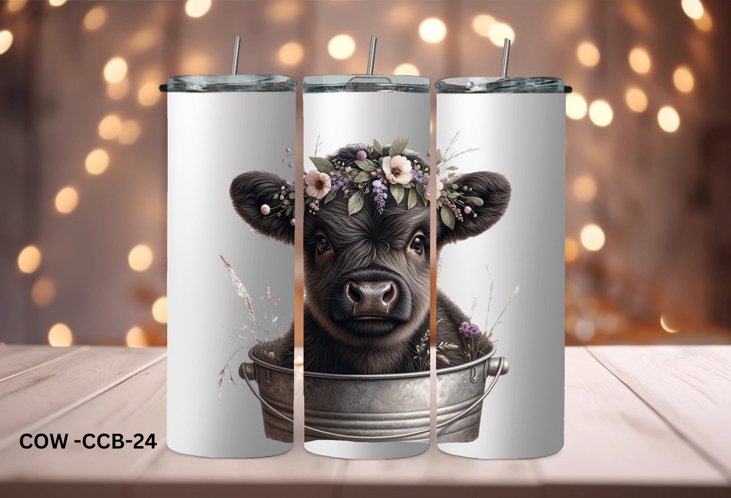 20oz (590mls) Tumbler - COW - COW-CCB-24