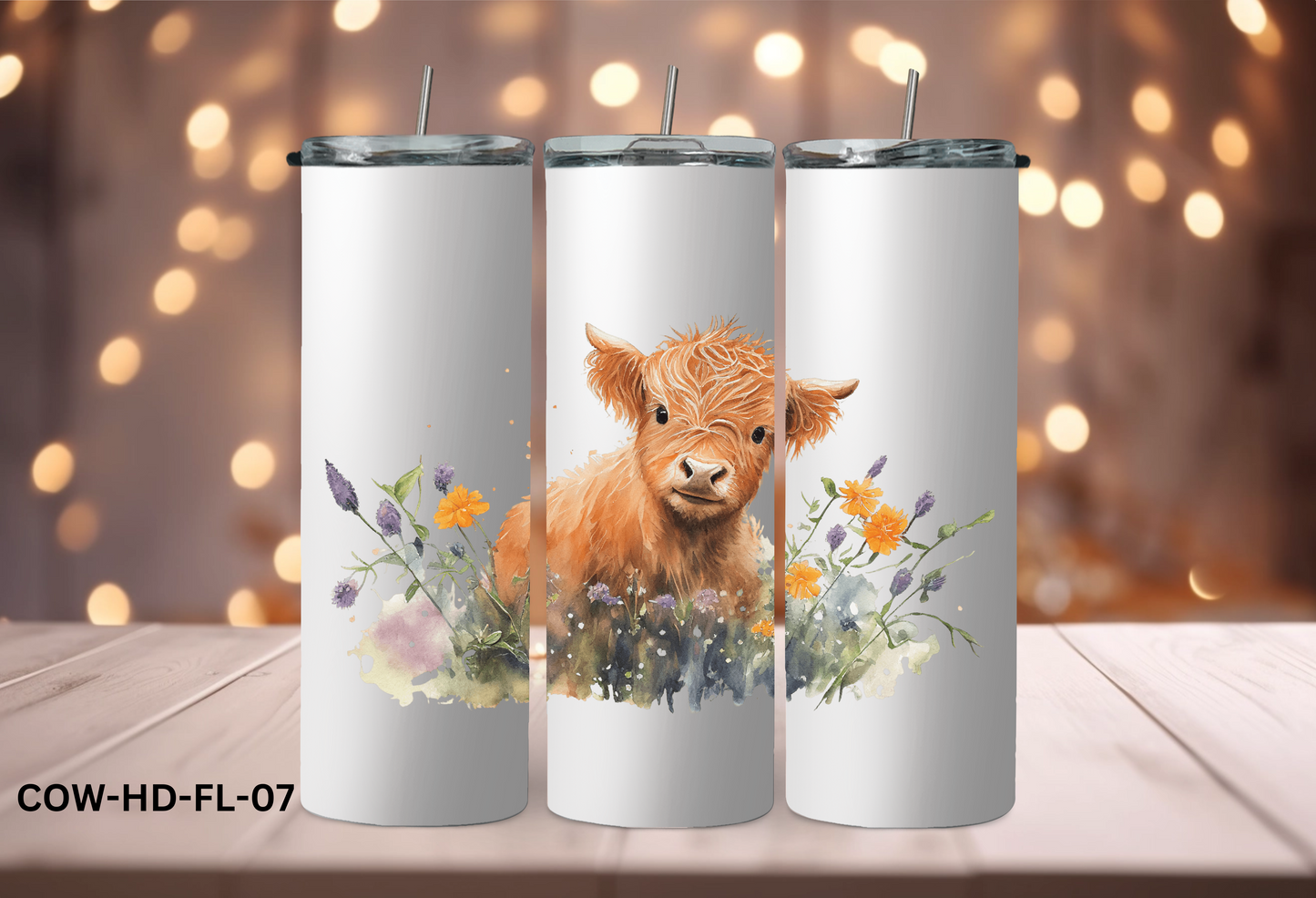 20oz (590mls) Tumbler - COW - COW-HD-FL-07