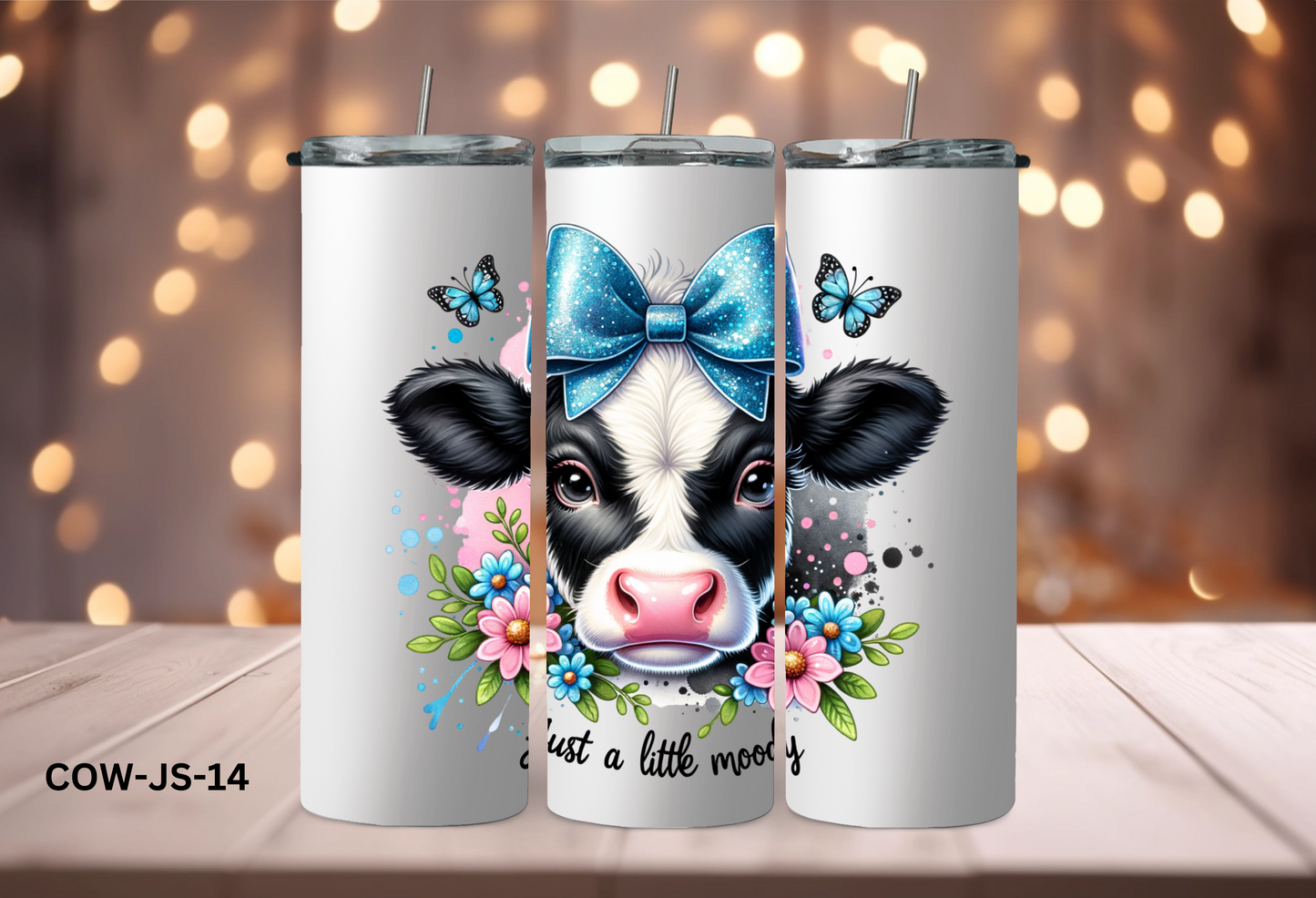 20oz (590mls) Tumbler - COW - COW-JS-14