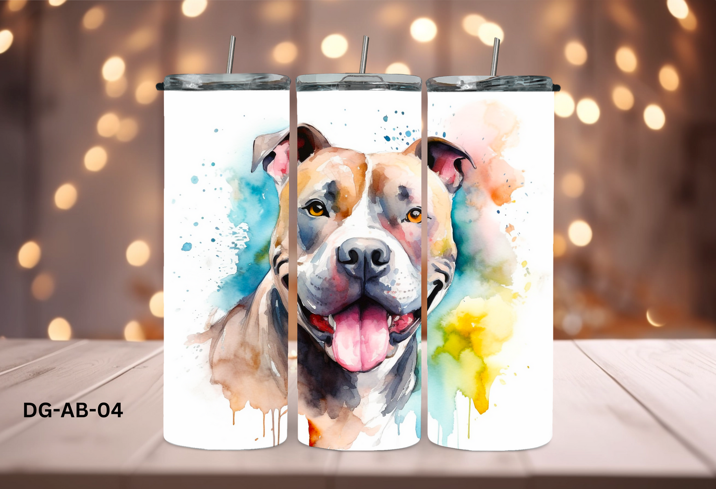 20oz (590mls) Tumbler - American Bulldog - DG-AB-04