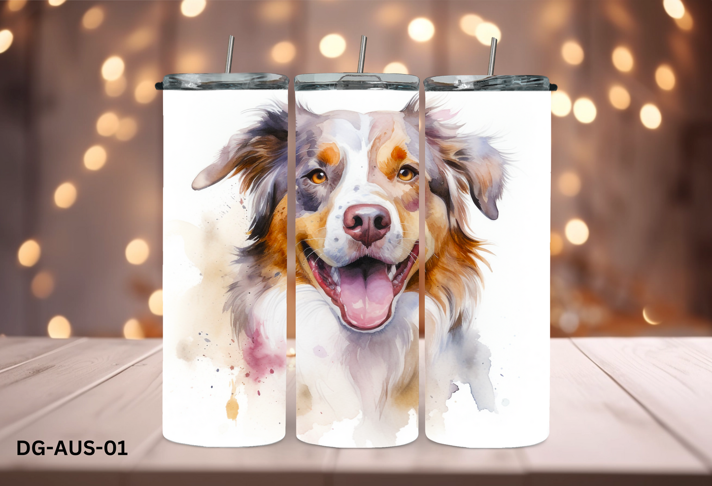 20oz (590mls) Tumbler - Australian Shepherd - DG-AUS-01