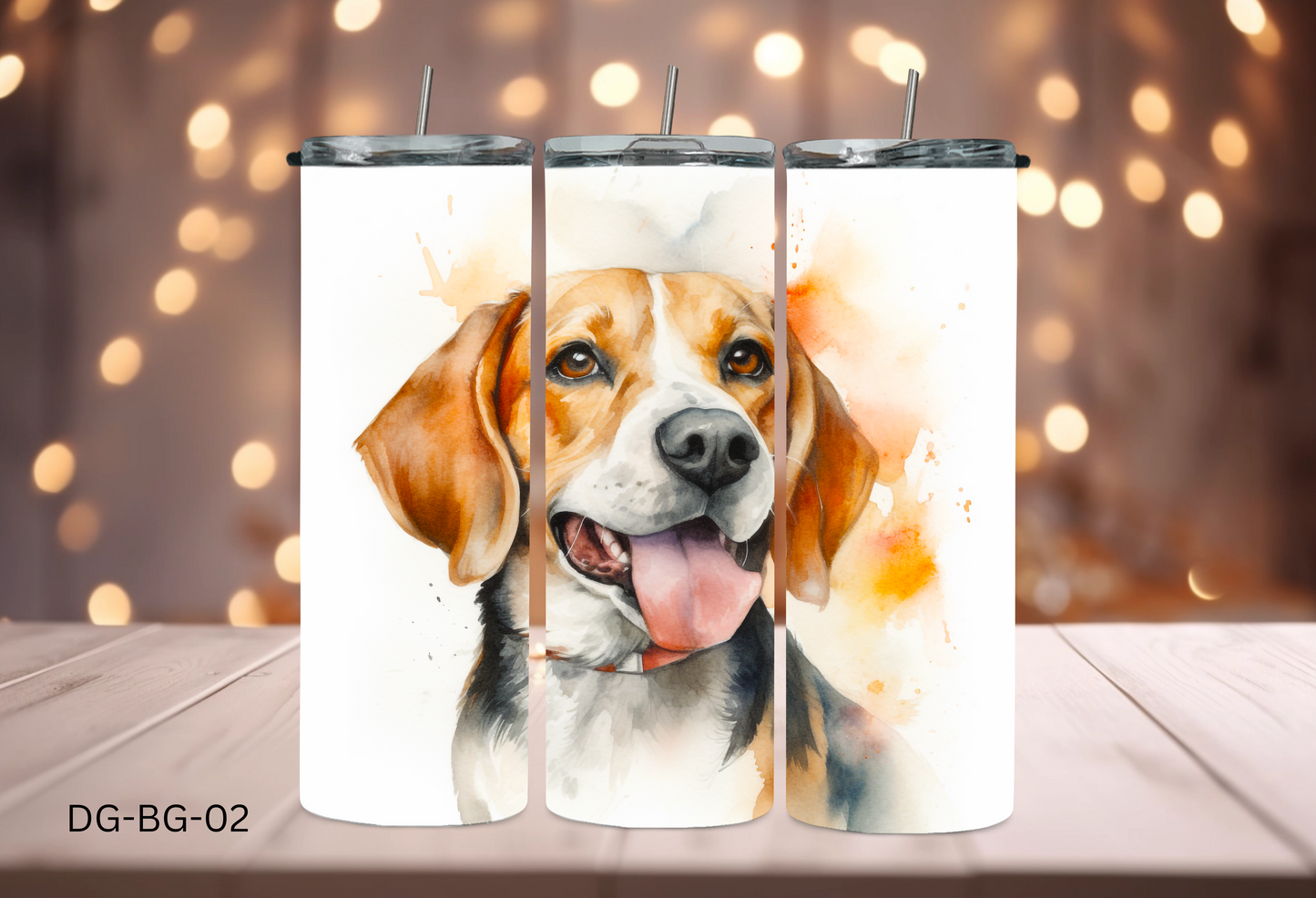 20oz (590mls) Tumbler - Beagle - DG-BG-02