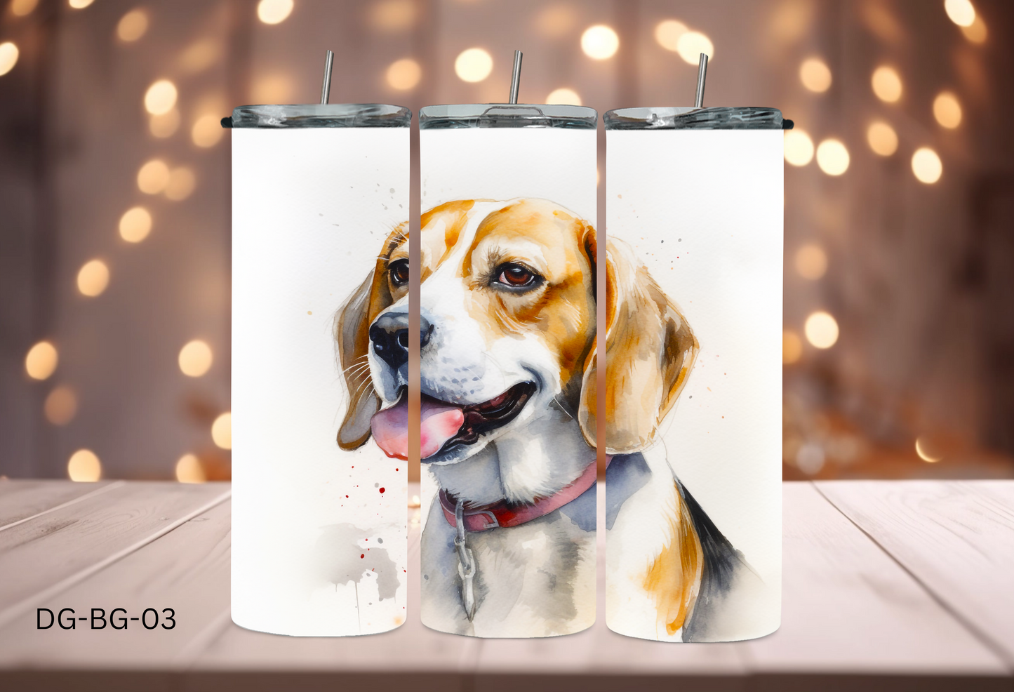 20oz (590mls) Tumbler - Beagle - DG-BG-03
