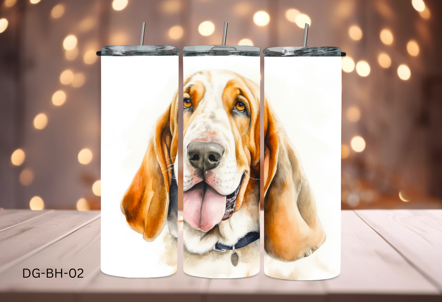 20oz (590mls) Tumbler - Basset Hound - DG-BH-02