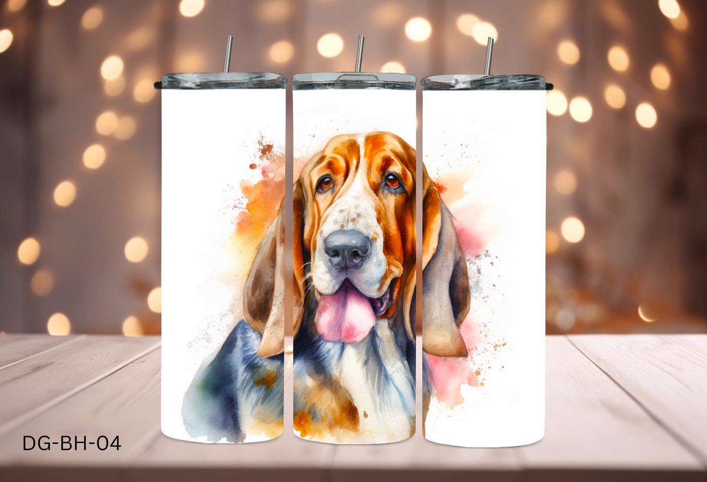 20oz (590mls) Tumbler - Basset Hound - DG-BH-04