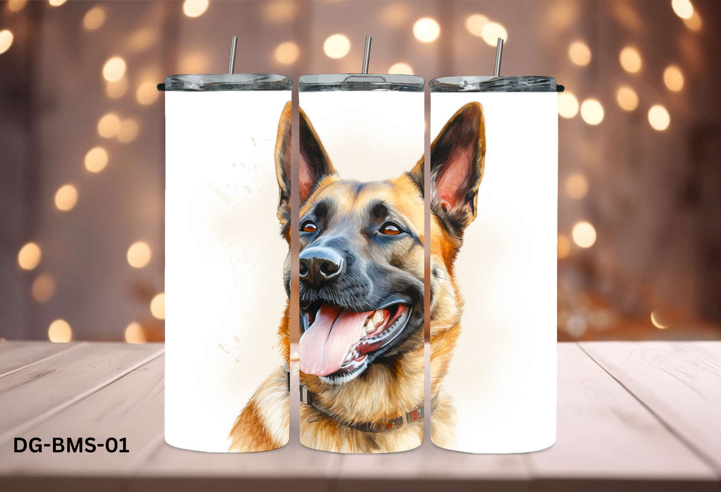 20oz (590mls) Tumbler - Belgian Malinois - DG-BMS-01