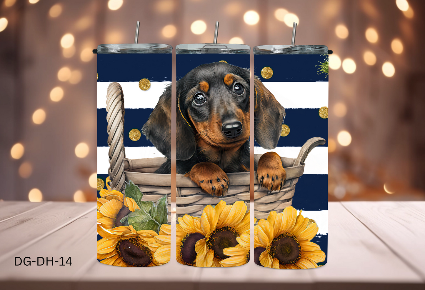20oz (590mls) Tumbler - Dachshund - DG-DH-14