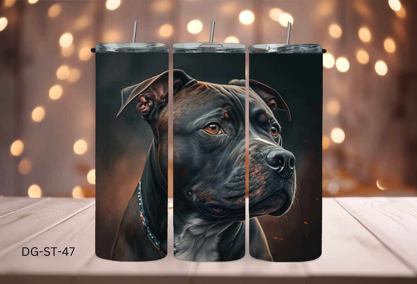 20oz (590mls) Tumbler - Staffy - DG-ST-47