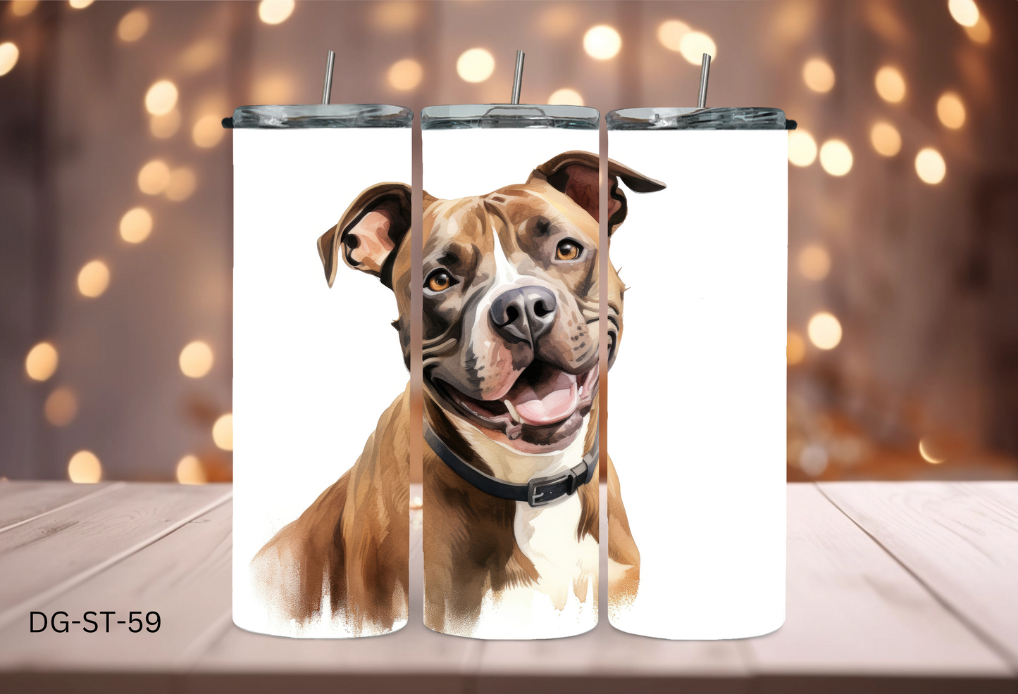 20oz (590mls) Tumbler - Staffy - DG-ST-59