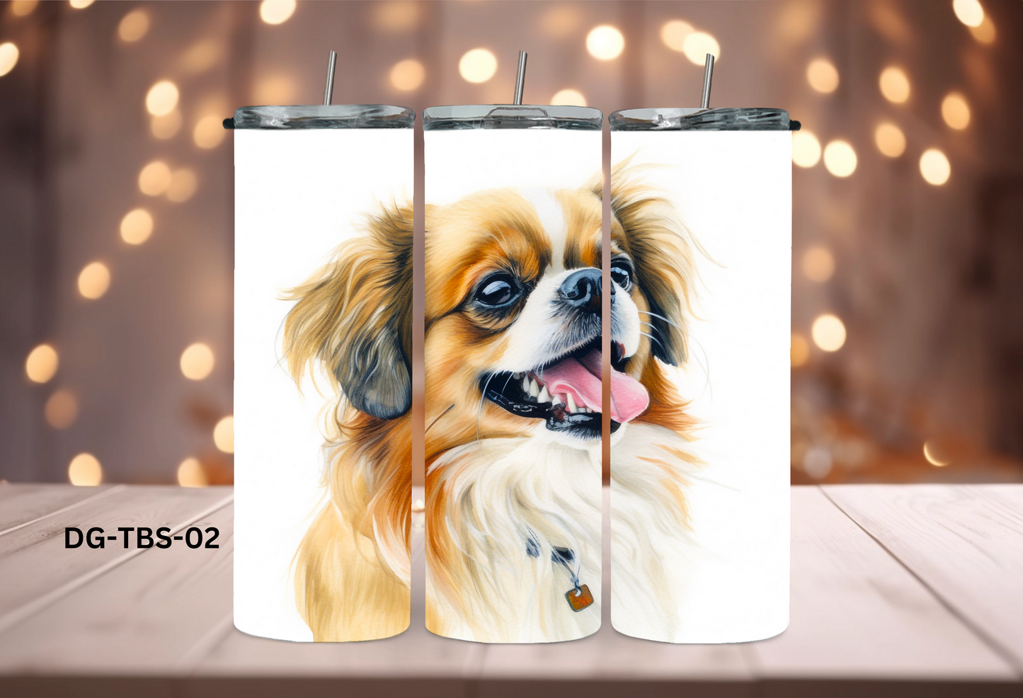20oz (590mls) Tumbler - Tibetan Spaniel - DG-TBS-02
