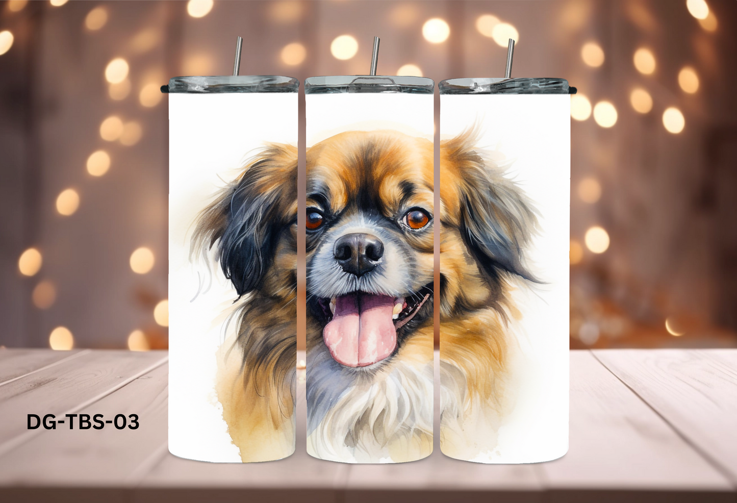 20oz (590mls) Tumbler - Tibetan Spaniel - DG-TBS-03