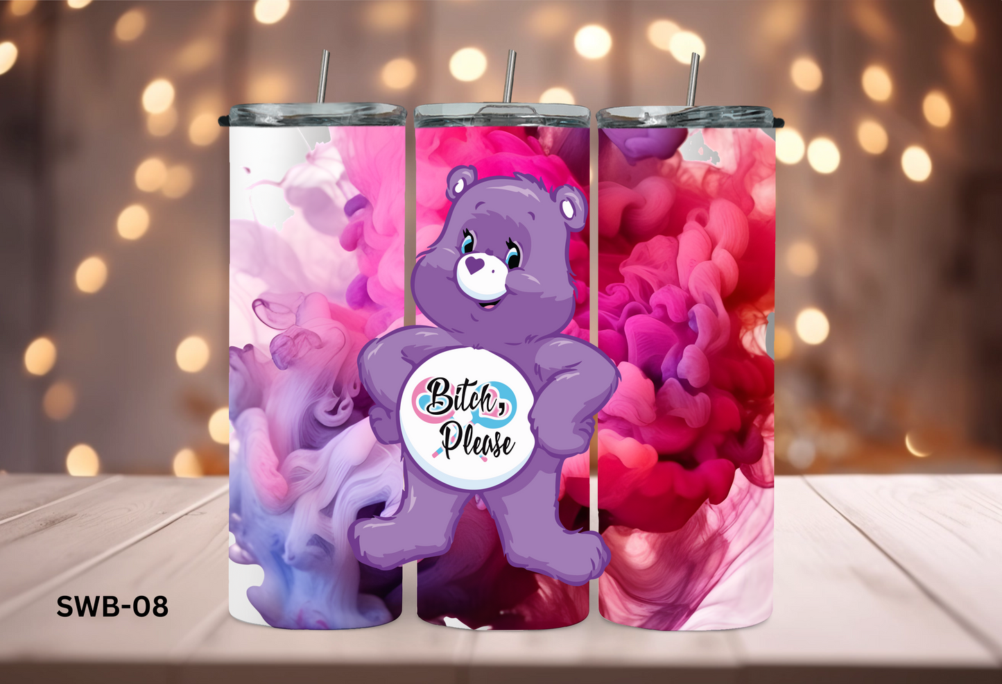 20oz (590mls) Tumbler - ADULT - Swear Bears - SWB-08