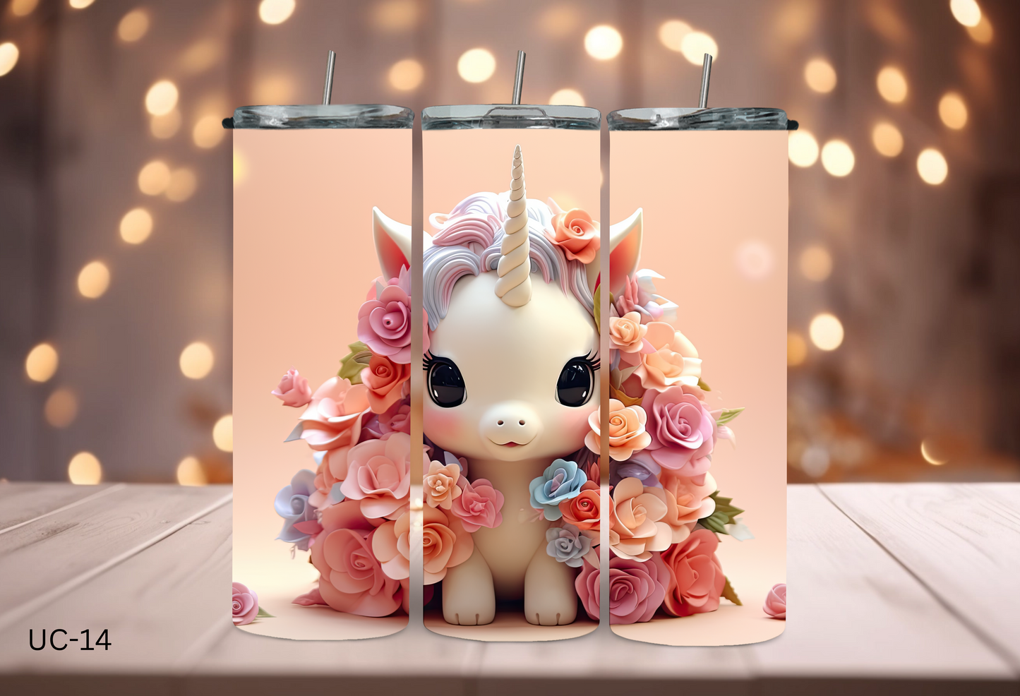 20oz (590mls) Tumbler - UNICORN - UC-14
