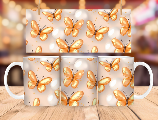 11oz Coffee MUG - Inflated Butterflies
