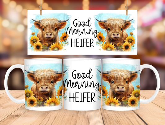 11oz Coffee MUG - Good Morning Heifer