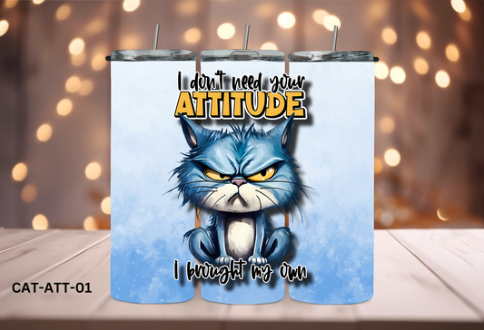 20oz (590mls) Tumbler - CATS - CAT-ATT-01