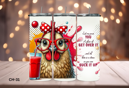 20oz (590mls) Tumbler - CHICKEN - CH-31