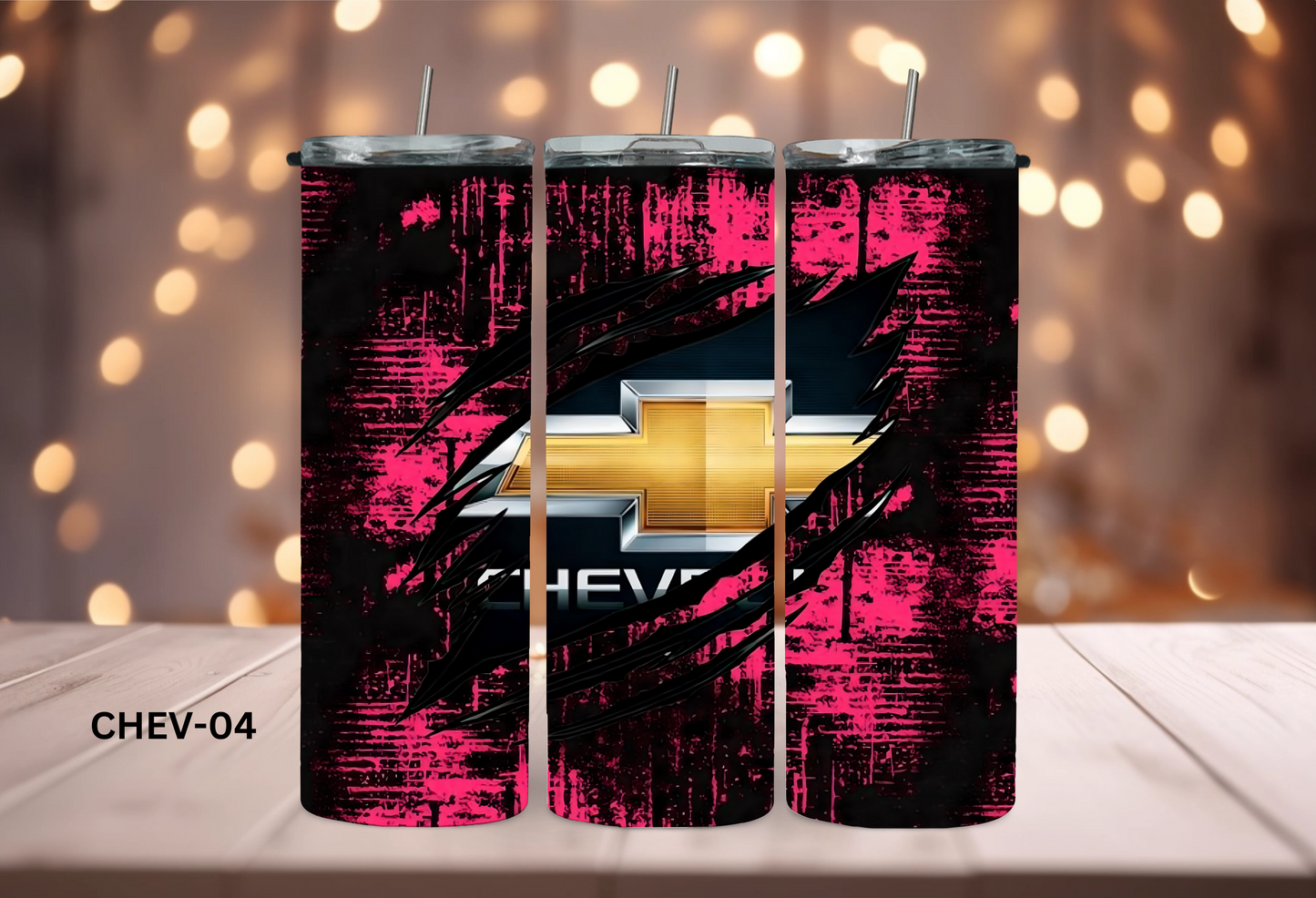 20oz (590mls) Tumbler - CARS - CHEV-04