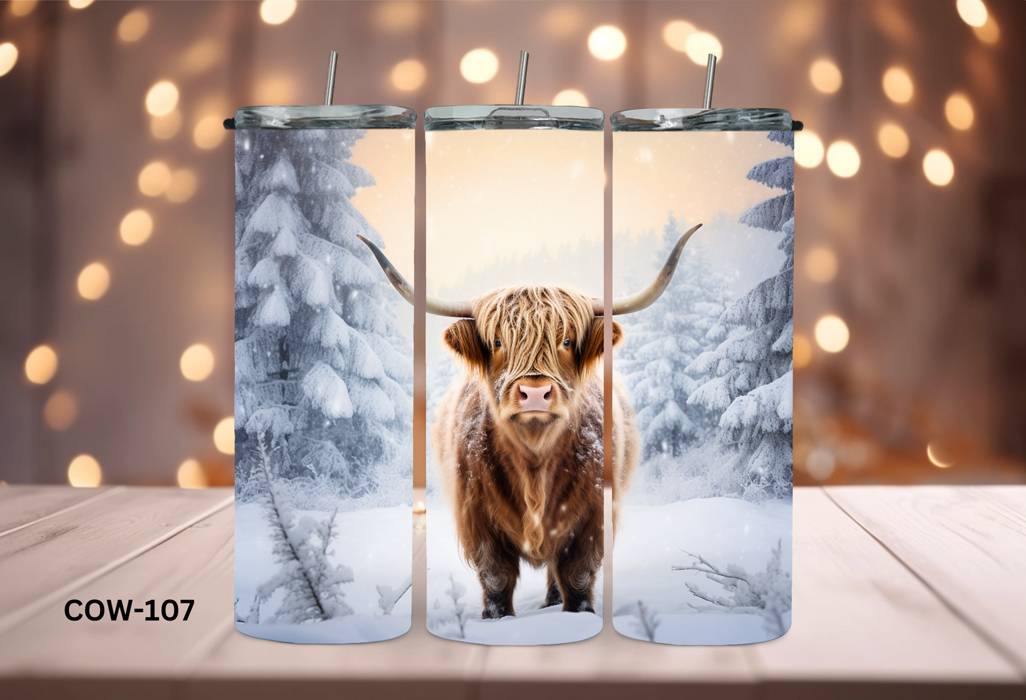 20oz (590mls) Tumbler - COW - COW-107