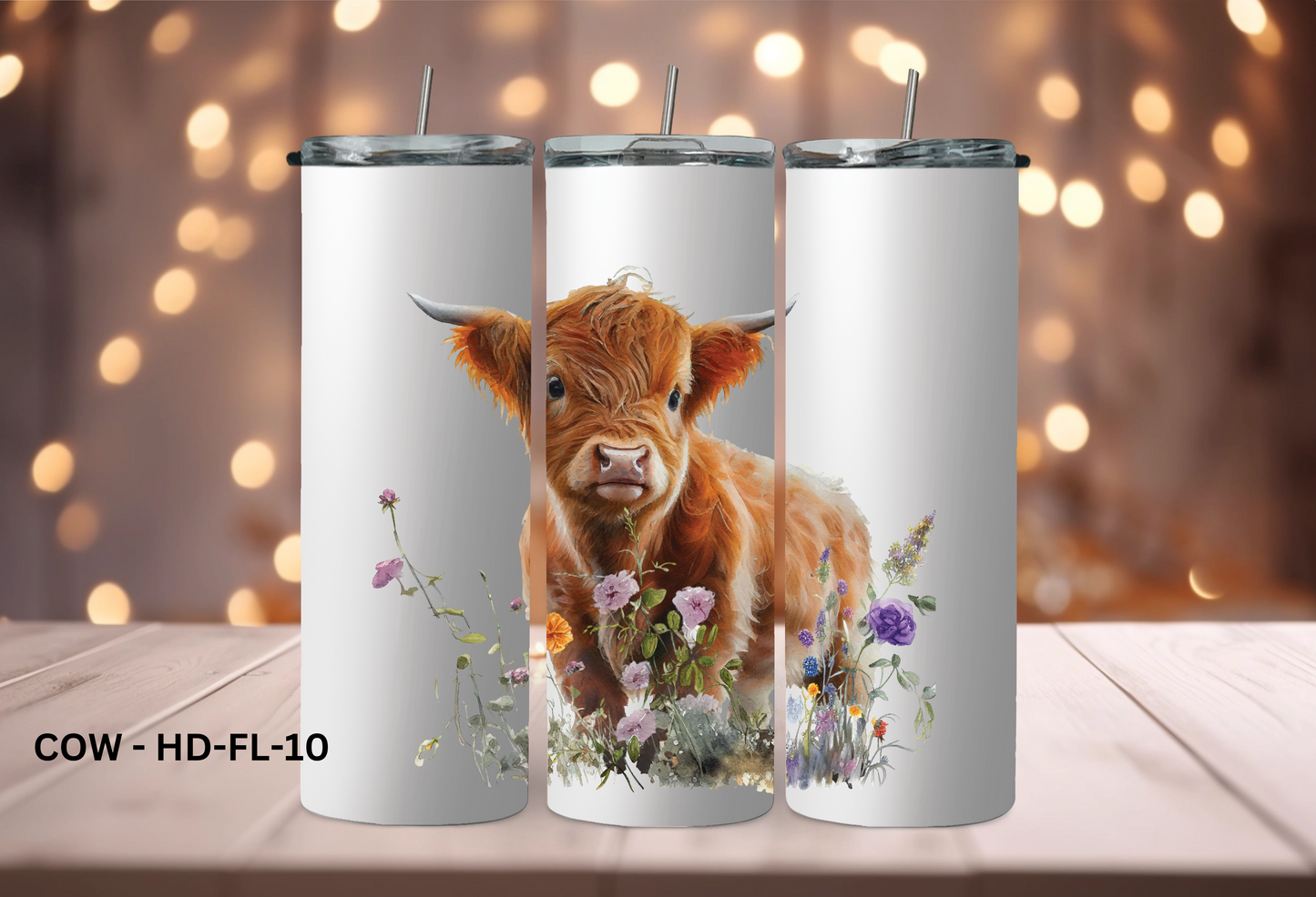 20oz (590mls) Tumbler - COW - COW-HD-FL-10