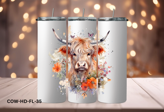 20oz (590mls) Tumbler - COW - COW-HD-FL-35