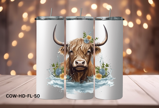 20oz (590mls) Tumbler - COW - COW-HD-FL-50