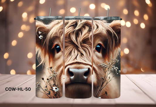20oz (590mls) Tumbler - COW - COW-HL-50