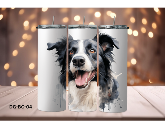 20oz (590mls) Tumbler - Border Collie - DG-BC-04