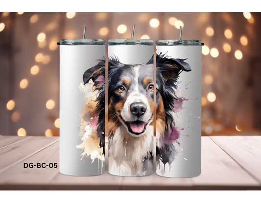 20oz (590mls) Tumbler - Border Collie - DG-BC-05
