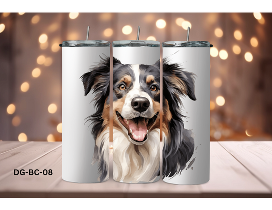 20oz (590mls) Tumbler - Border Collie - DG-BC-08