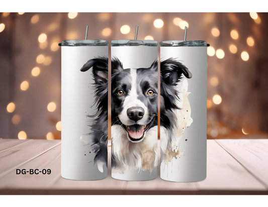20oz (590mls) Tumbler - Border Collie - DG-BC-09