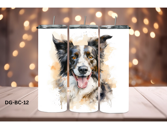 20oz (590mls) Tumbler - Border Collie - DG-BC-12