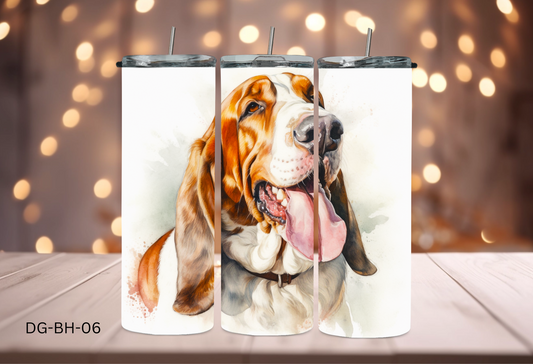 20oz (590mls) Tumbler - Basset Hound - DG-BH-06