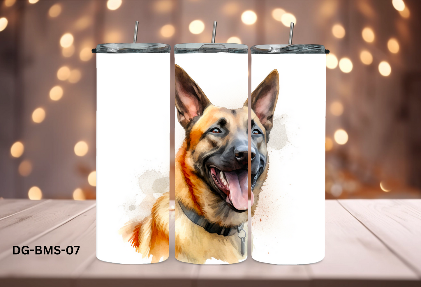20oz (590mls) Tumbler - Belgian Malinois - DG-BMS-07
