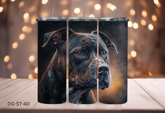 20oz (590mls) Tumbler - Staffy - DG-ST-40