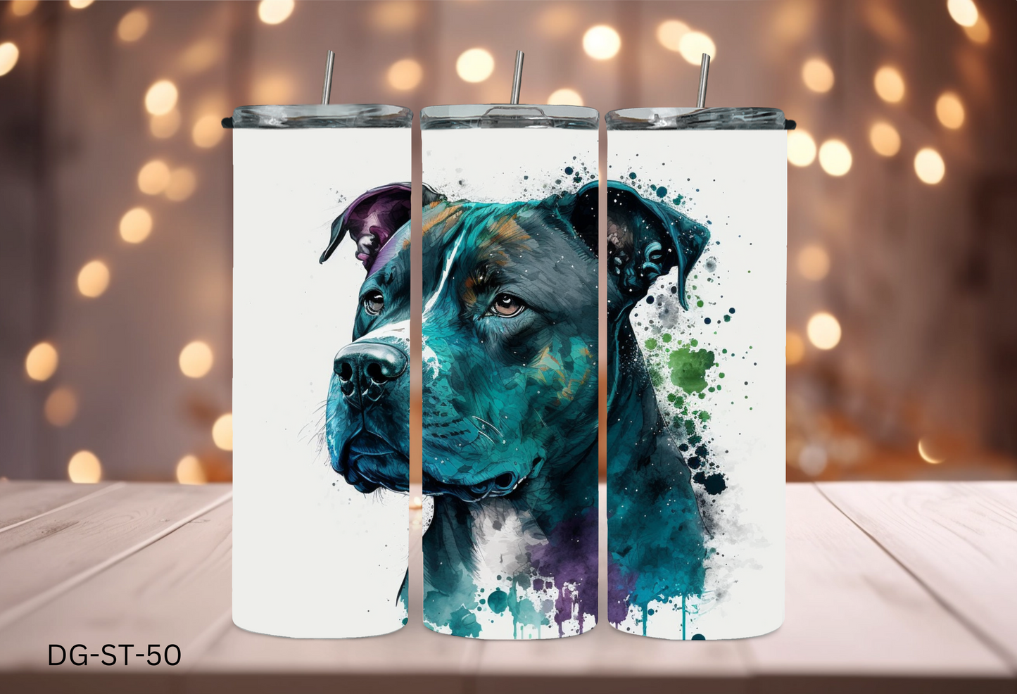 20oz (590mls) Tumbler - Staffy - DG-ST-50