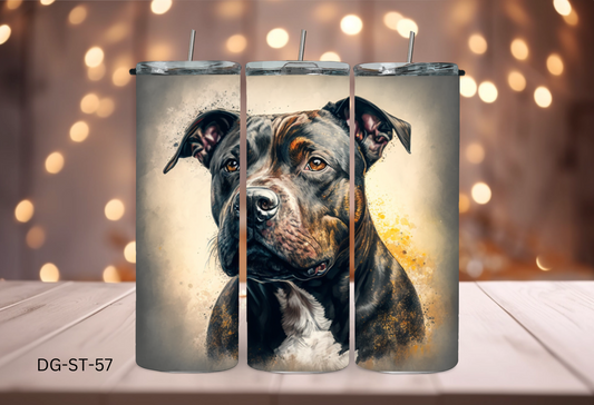 20oz (590mls) Tumbler - Staffy - DG-ST-57