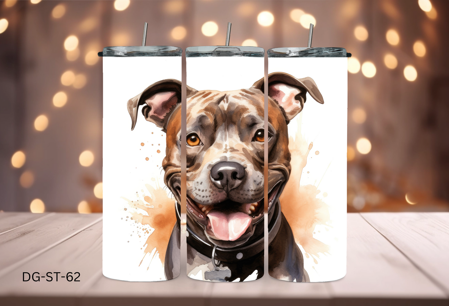 20oz (590mls) Tumbler - Staffy - DG-ST-62