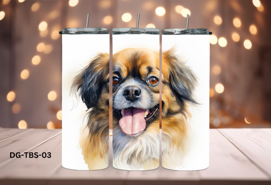 20oz (590mls) Tumbler - Tibetan Spaniel - DG-TBS-03