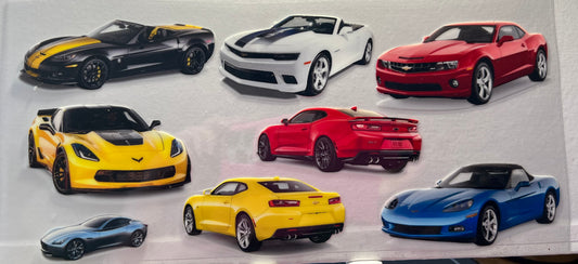 16oz UV DTF Wraps for Children's Drink Bottles or Snow Globes- Muscle Cars 8