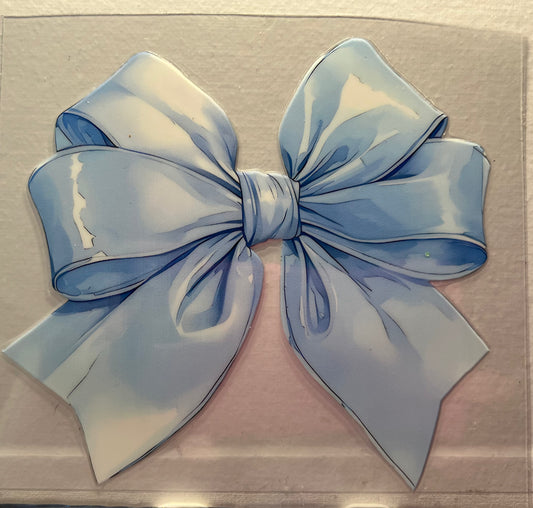 16oz UV DTF Wraps for Children's Drink Bottles or Snow Globes - Pastle Blue