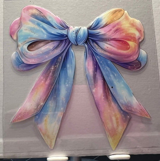 16oz UV DTF Wraps for Children's Drink Bottles or Snow Globes - Multi Colour Tye Die