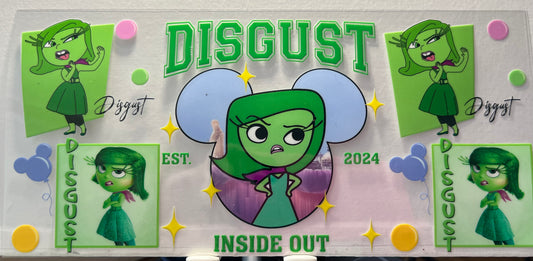 16oz UV DTF Wraps for Children's Drink Bottles or Snow Globes - Inside Out - Disgust