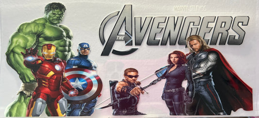 16oz UV DTF Wraps for Children's Drink Bottles or Snow Globes - Avengers