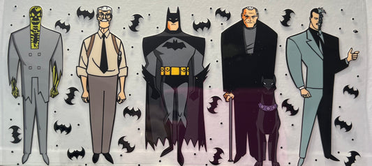 16oz UV DTF Wraps for Children's Drink Bottles or Snow Globes -Batman